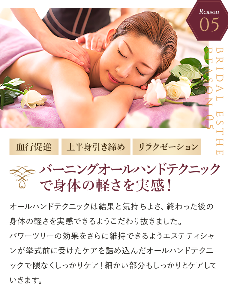 脂肪燃焼マッサージで身体の軽さを実感！